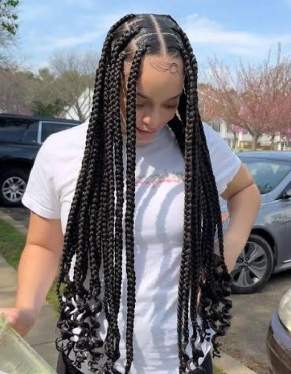 Regular Knotless Braids F