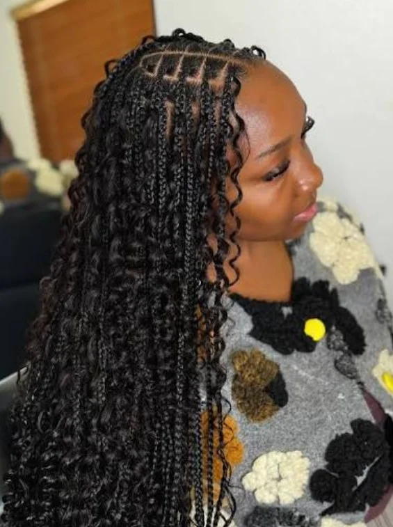 Bohemian Knotless Braids C